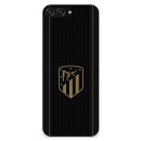 Funda para Samsung Galaxy Z Flip 5 del Atlético de Madrid Escudo Dorado Fondo Negro  - Licencia Oficial Atlético de Madrid