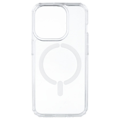 Funda Transparente Logo Compatible con Magsafe para iPhone 15 Pro