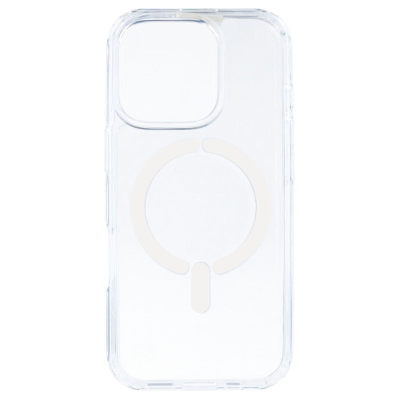 Funda Transparente Logo Compatible con Magsafe para iPhone 16 Pro Max