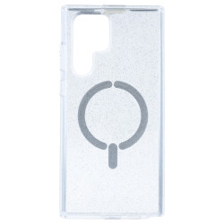 Funda Purpurina Compatible con MagSafe para Samsung Galaxy S23 Ultra