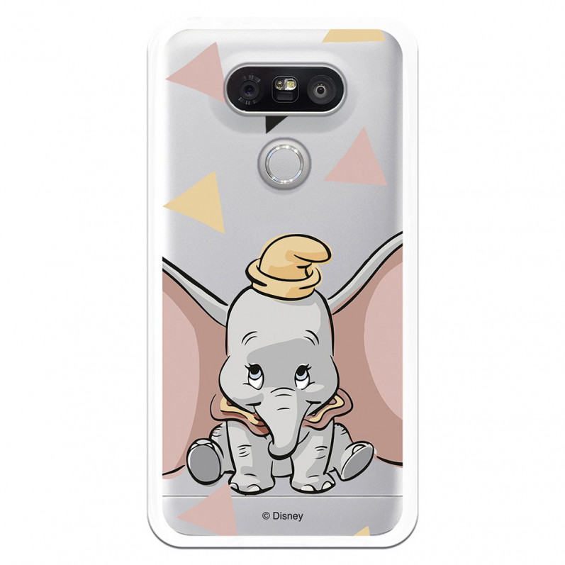 Carcasa Oficial Disney Dumbo silueta transparente para LG G5 - Dumbo- La Casa de las Carcasas