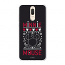 Oficială Disney Minnie oficial negru broderie caz Huawei Mate 10 Lite