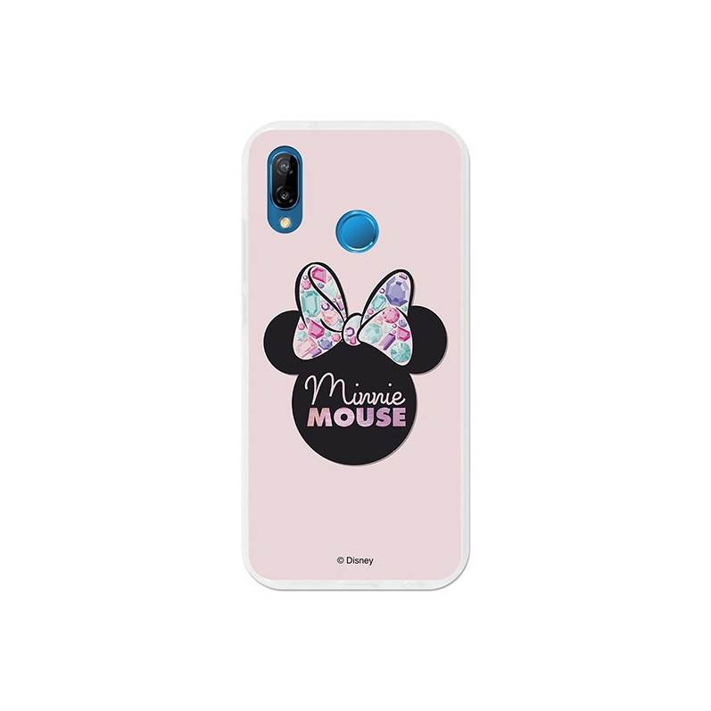Oficial Disney Minnie Disney, caz de umbră roz Huawei P20 Lite