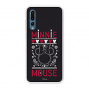 Oficial Disney Minnie Cazul oficial Disney Minnie Negru Broderie Huawei P20 Pro