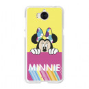Oficial Disney Minnie Minnie Pink Yellow Case, Pink Yellow Huawei Y5 2017