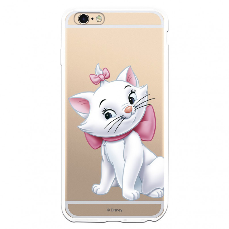 Copertă transparentă oficială Disney Marie Silhouette pentru iPhone 6S Plus - The Aristocats