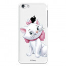 Carcasa oficială Disney Marie Silhouette Transparent Case pentru iPhone 5C - The Aristocats