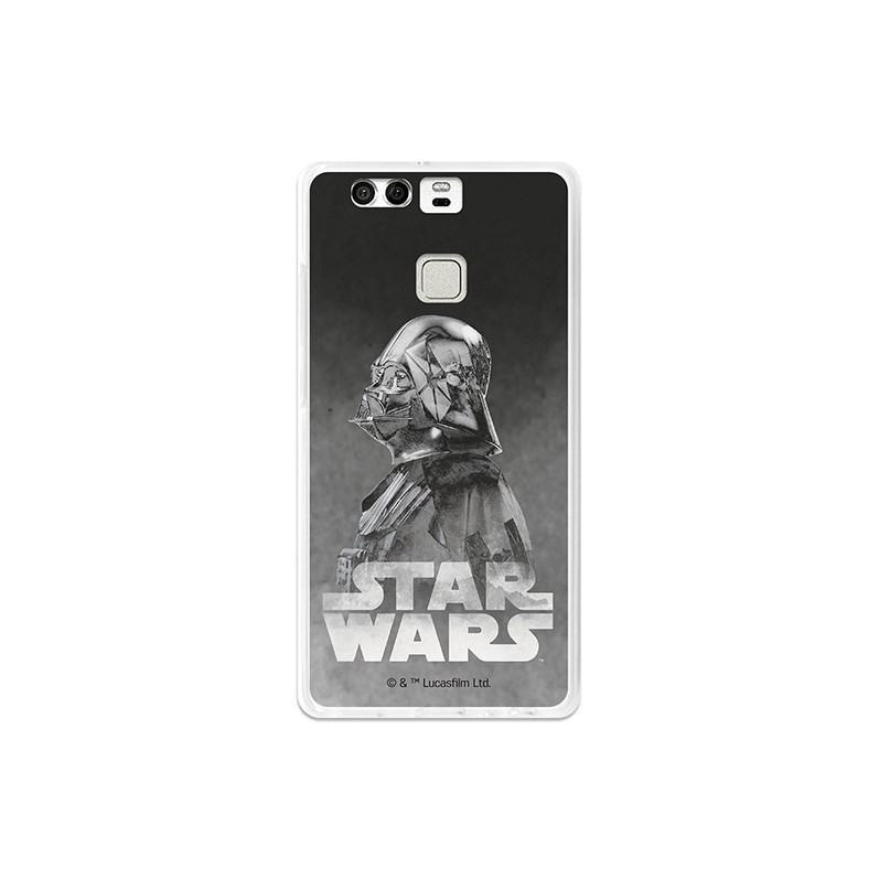 Star Wars Darth Vader negru caz negru Huawei P9