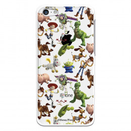 Carcasa Oficial Carcasa Oficial Disney Toy Story Siluetas Transparente - Toy Story para iPhone 5C- La Casa de las Carcasas