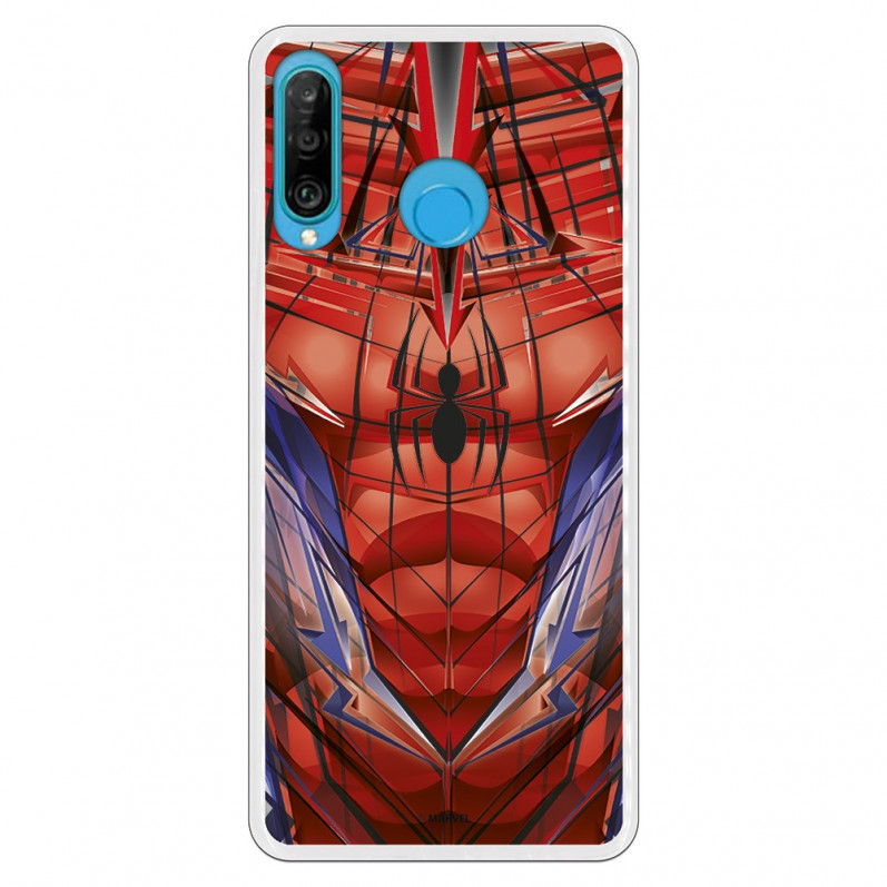 Funda para Huawei P30 Lite Oficial de Marvel Spiderman Torso - Marvel