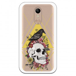 Carcasa Calavera Cuervo para LG K11 - La Casa de las Carcasas