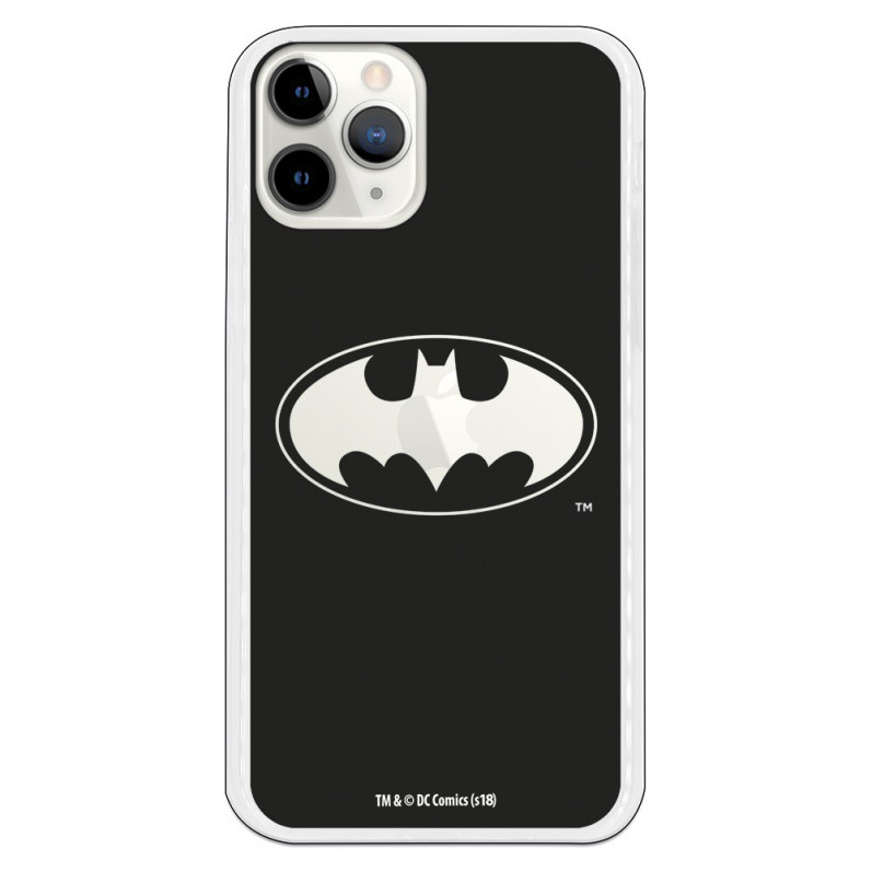 Funda para iPhone 11 Pro Oficial de DC Comics Batman Logo Transparente - DC Comics