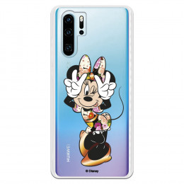 Funda para Huawei P30 Pro Oficial de Disney Minnie Posando - Clásicos Disney