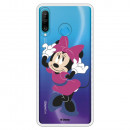 Funda para Huawei P30 Lite Oficial de Disney Minnie Rosa - Clásicos Disney