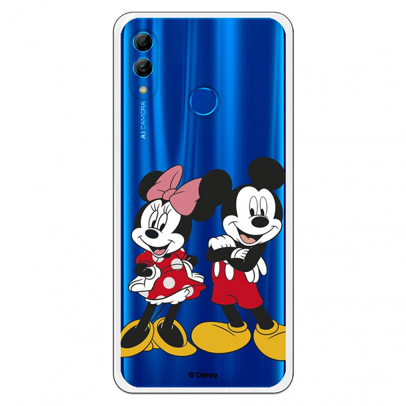 Funda para Huawei Honor 10 Lite Oficial de Disney Mickey y Minnie Posando - Clásicos Disney