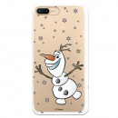 Funda para iPhone 8 Plus Oficial de Disney Olaf Transparente - Frozen