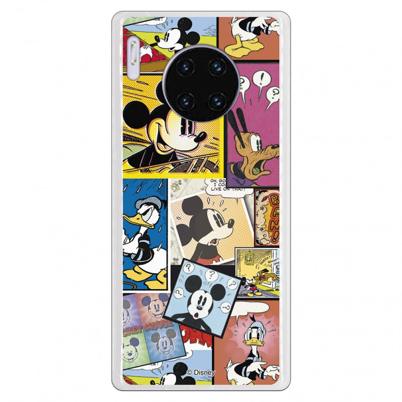 Funda para Huawei Mate 30 Pro Oficial de Disney Mickey Comic - Clásicos Disney