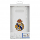 Carcasa Oficial Real Madrid Escudo Transparente para Samsung Galaxy S10