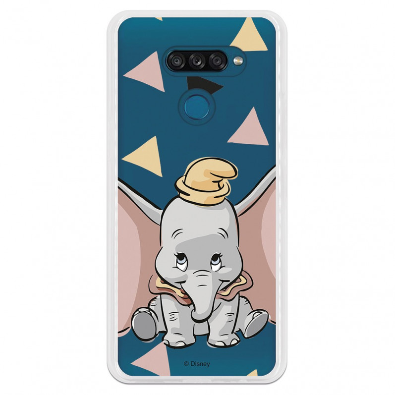 Funda para LG K50S Oficial de Disney Dumbo Silueta Transparente - Dumbo