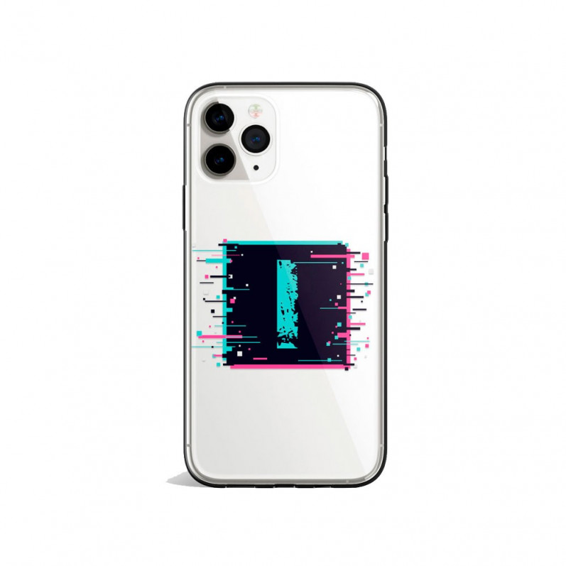 Inițialele personalizate pentru telefonul mobil - Neon Cube