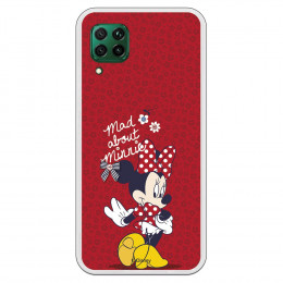 Funda para Huawei P40 Lite Oficial de Disney Minnie Mad About - Clásicos Disney