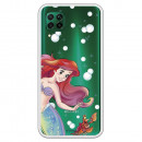 Funda para Huawei P40 Lite Oficial de Disney Ariel y Sebastián Burbujas - La Sirenita