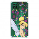 Funda para Huawei P40 Lite Oficial de Disney Campanilla Flores - Peter Pan