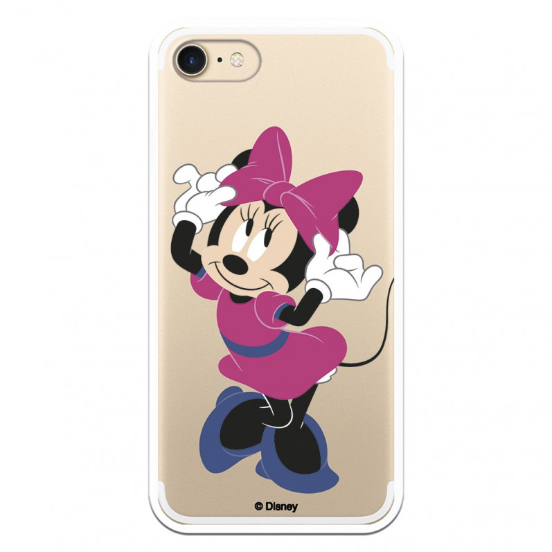 Funda para iPhone 7 Oficial de Disney Minnie Rosa - Clásicos Disney