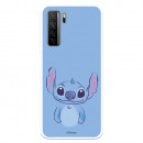 Funda para Huawei P40 Lite 5G Oficial de Disney Stitch Azul - Lilo & Stitch