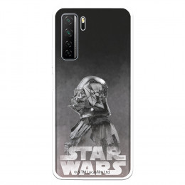 Funda para Huawei P40 Lite 5G Oficial de Star Wars Darth Vader Fondo negro - Star Wars