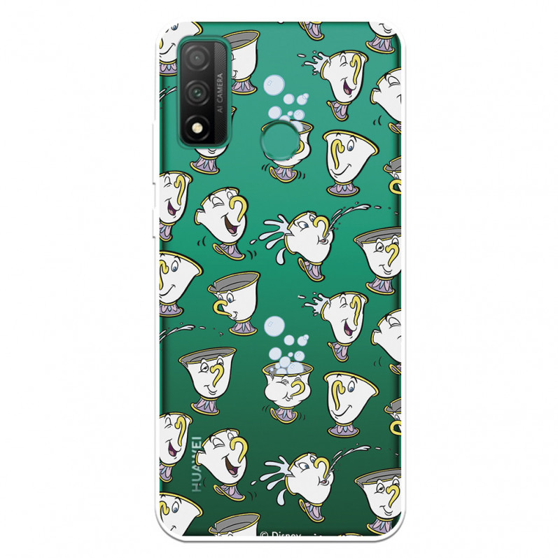 Funda para Huawei P Smart 2020 Oficial de Disney Chip Potts Siluetas - La Bella y la Bestia