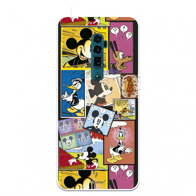 Funda para Oppo Reno 10x Zoom Oficial de Disney Mickey Comic - Clásicos Disney