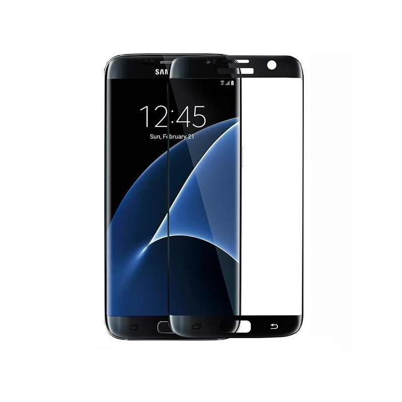 Cristal Templado Completo Negro Samsung Galaxy S Edge