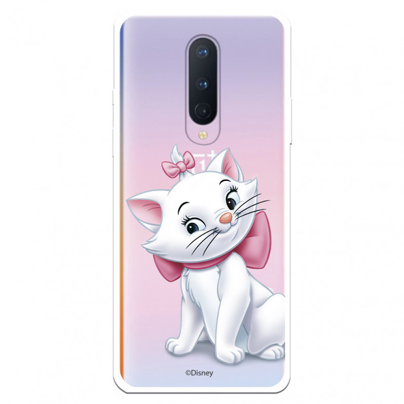 Funda para OnePlus 8 Oficial de Disney Marie Silueta - Los Aristogatos