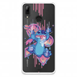 Funda para Huawei P Smart 2019 Oficial de Disney Stitch Graffiti - Lilo & Stitch