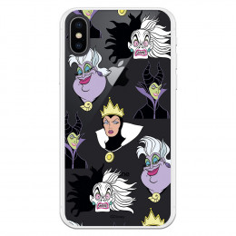 Funda para iPhone XS Oficial de Disney Villanas Patrón - Villanas Disney