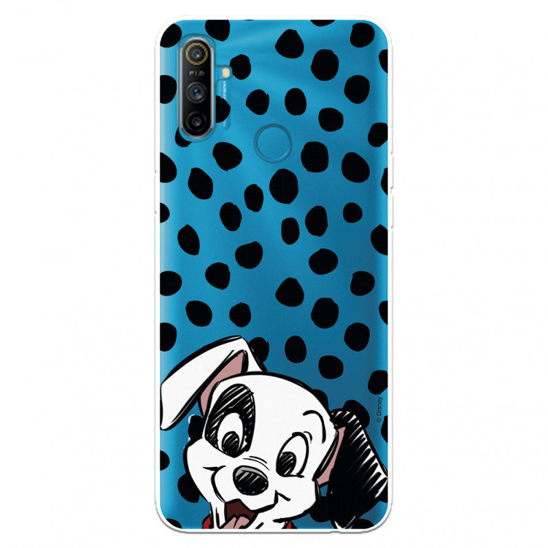 Coperta pentru Realme C3 Cățelușul oficial Disney reperat - 101 Dalmațieni