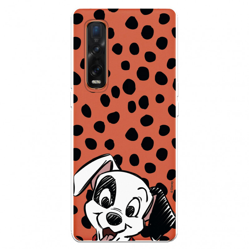 Husă pentru Oppo Find X2 Pro Official Disney Puppy Stains - 101 Dalmatians