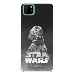 Funda para Huawei Y5p Oficial de Star Wars Darth Vader Fondo negro - Star Wars