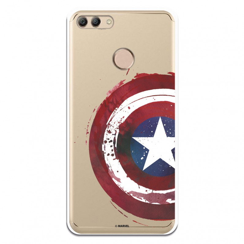 Carcasa Oficial Escudo Capitan America para Huawei Y9 2018- La Casa de las Carcasas