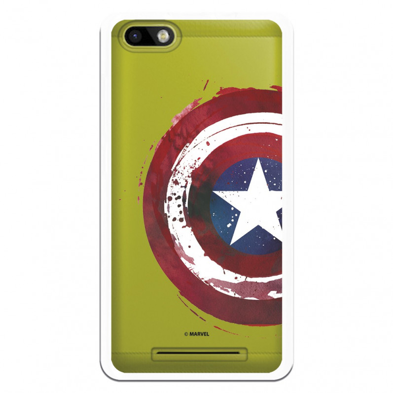 Carcasa Oficial Escudo Capitan America para Wiko Lenny 3- La Casa de las Carcasas