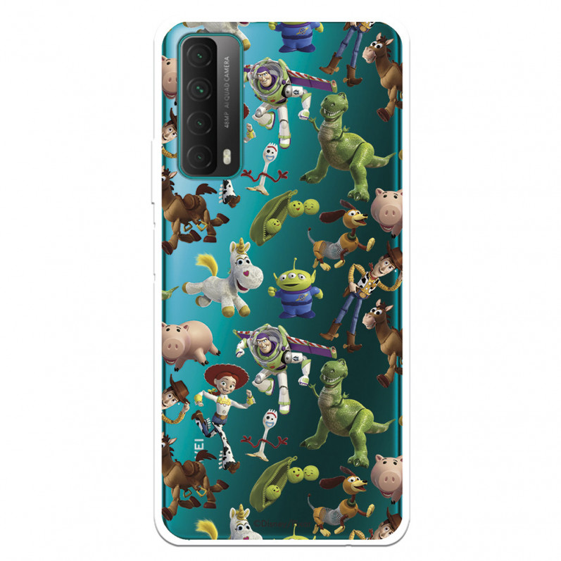 Funda para Huawei P Smart 2021 Oficial de Disney Muñecos Toy Story Siluetas - Toy Story