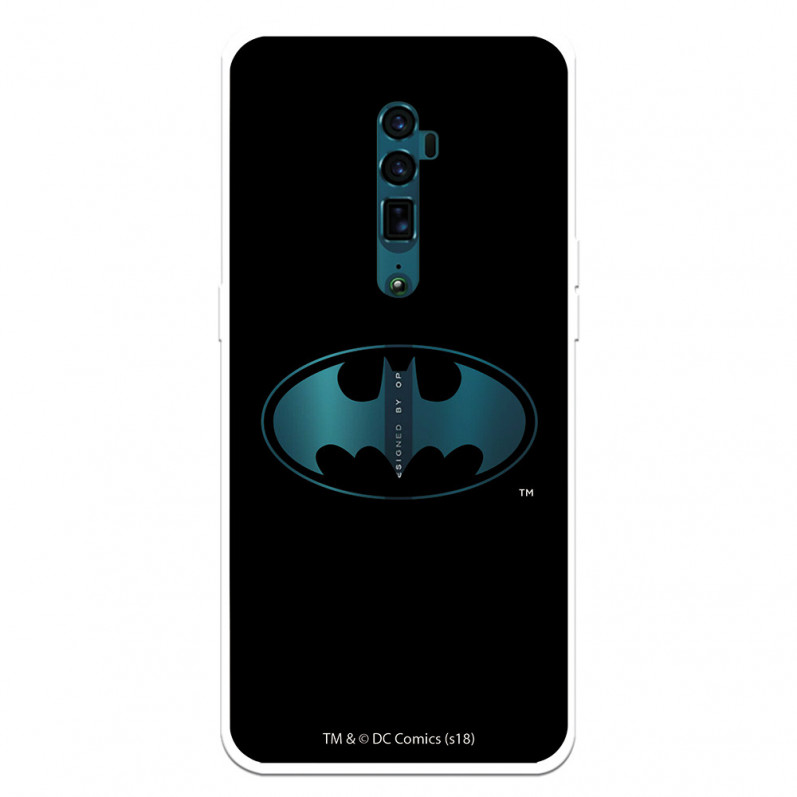 Funda para Oppo Reno 10 X Zoom Oficial de DC Comics Batman Logo Transparente - DC Comics