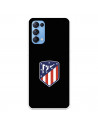 Husă pentru Oppo Find X3 Lite Atleti Shield Black Background - Atlético de Madrid Official License