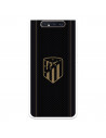 Atleti Galaxy A80 Gold Shield Black Background - Atletico de Madrid Official Licence Samsung Galaxy A80 Case