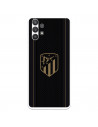 Atleti Galaxy A32 5G Gold Shield Black Background - Atletico de Madrid Official License Samsung Galaxy A32 5G Case