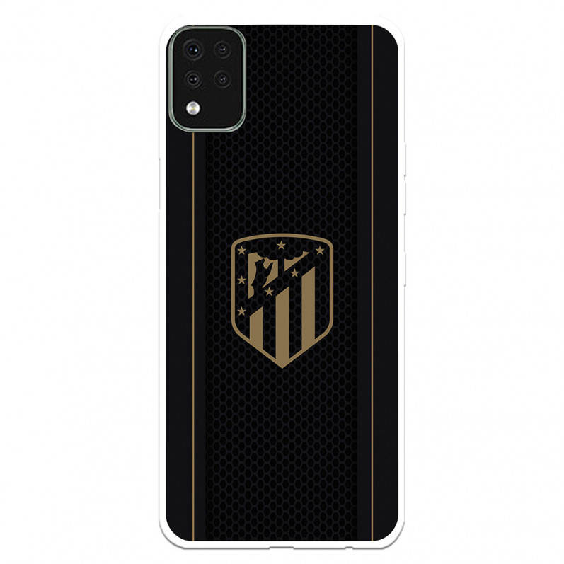 Husă pentru LG K42 Atleti Golden Shield Black Background - Atletico de Madrid Official Licence