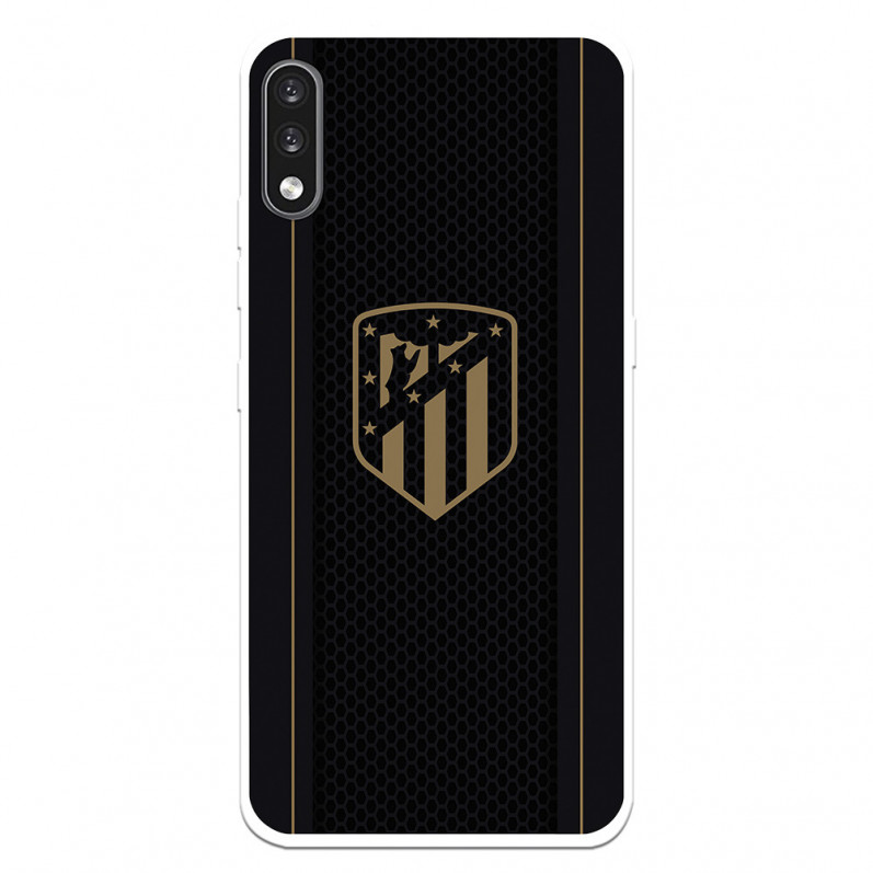 Husă pentru LG K22 Atleti Golden Shield Black Background - Atletico de Madrid Official Licence