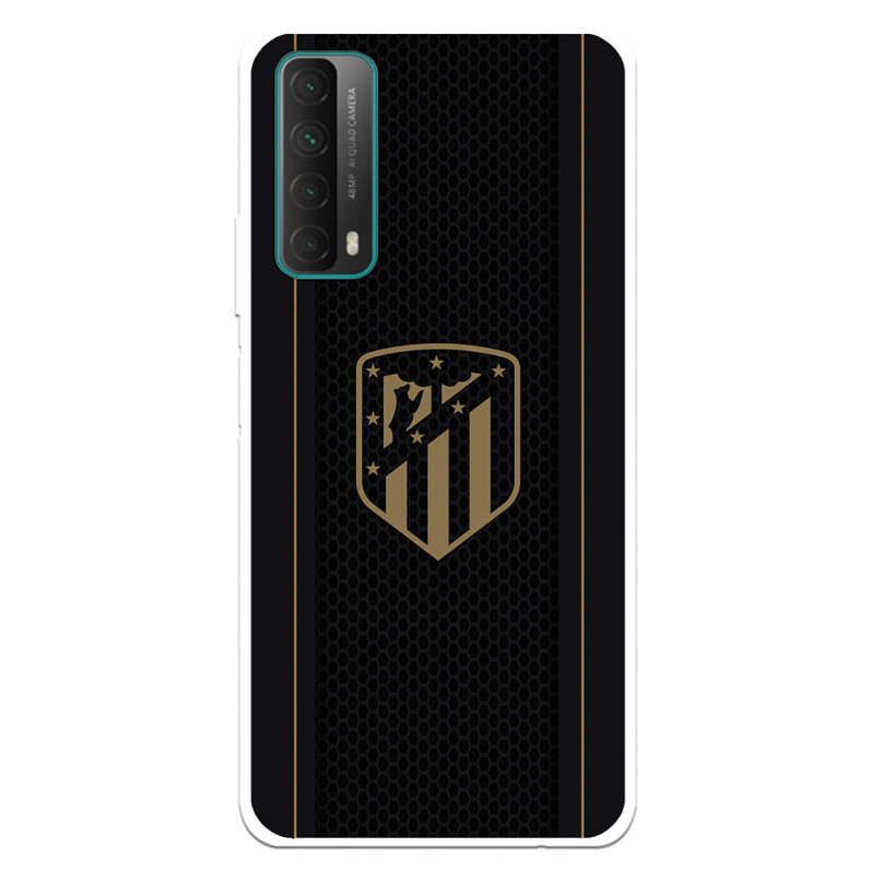 Husă pentru Huawei P Smart 2021 Atleti Gold Shield Black Background - Atletico de Madrid Official Licence