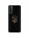Husă pentru Huawei P Smart 2021 Atleti Gold Shield Black Background - Atletico de Madrid Official Licence